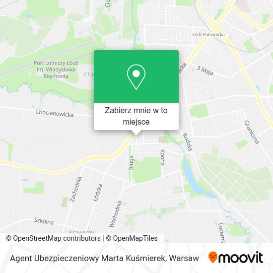 Mapa Agent Ubezpieczeniowy Marta Kuśmierek