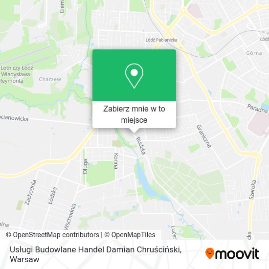 Mapa Usługi Budowlane Handel Damian Chruściński