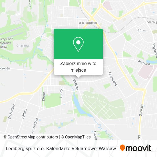 Mapa Lediberg sp. z o.o. Kalendarze Reklamowe