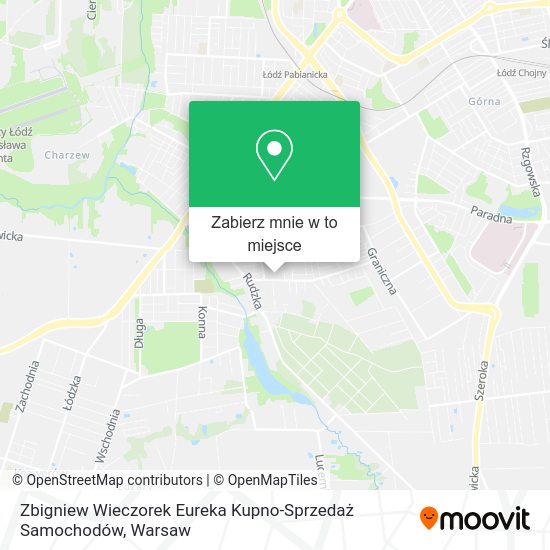 Mapa Zbigniew Wieczorek Eureka Kupno-Sprzedaż Samochodów