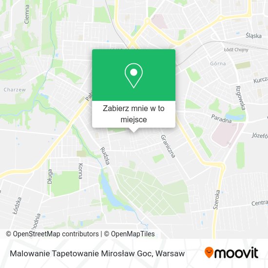 Mapa Malowanie Tapetowanie Mirosław Goc