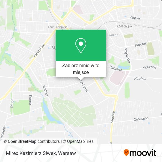 Mapa Mirex Kazimierz Siwek