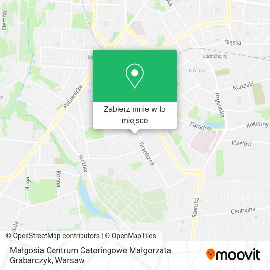 Mapa Małgosia Centrum Cateringowe Małgorzata Grabarczyk