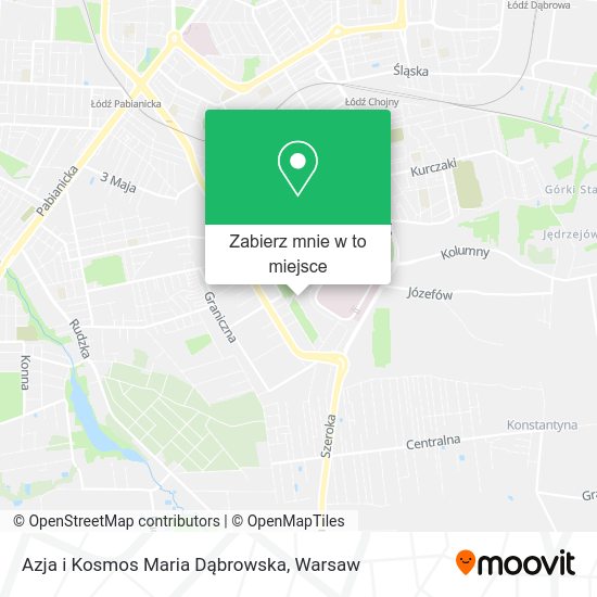 Mapa Azja i Kosmos Maria Dąbrowska