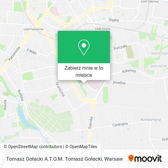 Mapa Tomasz Gołacki A.T.O.M. Tomasz Gołacki