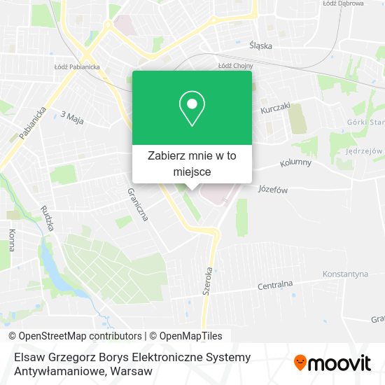 Mapa Elsaw Grzegorz Borys Elektroniczne Systemy Antywłamaniowe