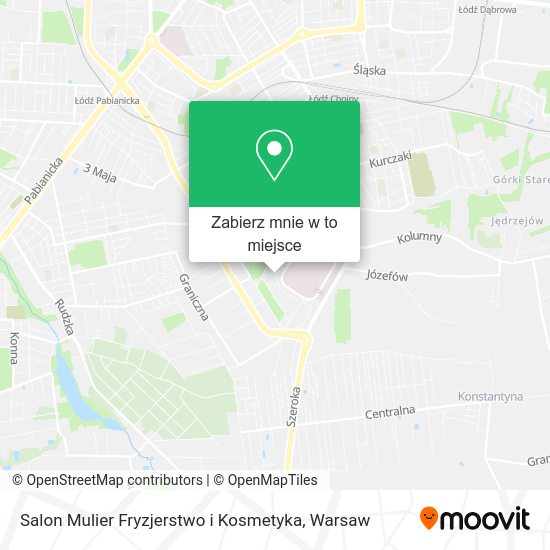 Mapa Salon Mulier Fryzjerstwo i Kosmetyka