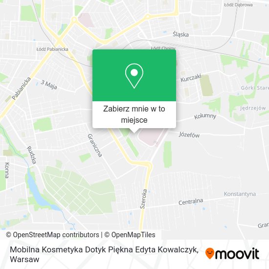 Mapa Mobilna Kosmetyka Dotyk Piękna Edyta Kowalczyk