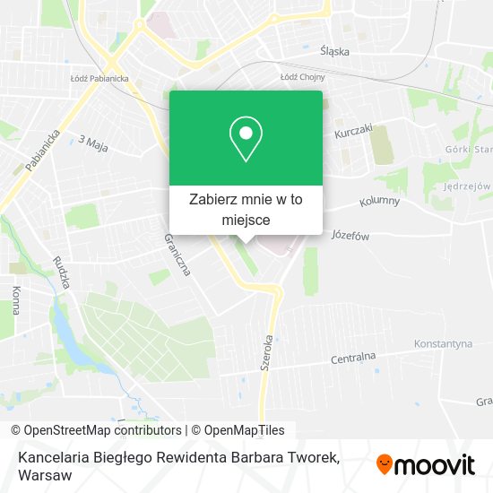 Mapa Kancelaria Biegłego Rewidenta Barbara Tworek