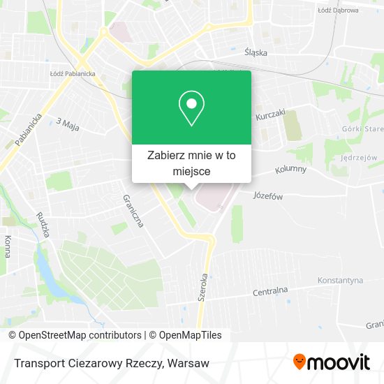 Mapa Transport Ciezarowy Rzeczy