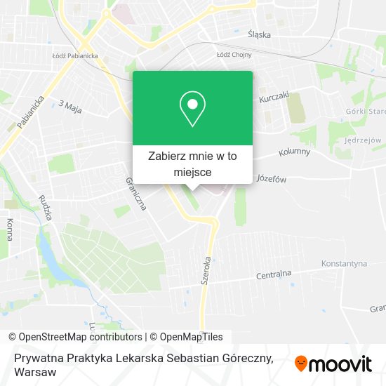 Mapa Prywatna Praktyka Lekarska Sebastian Góreczny