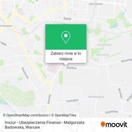 Mapa Inszur - Ubezpieczenia Finanse - Małgorzata Badowska