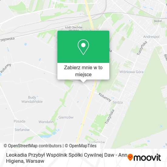 Mapa Leokadia Przybył Wspólnik Spółki Cywilnej Daw - Ann Higiena