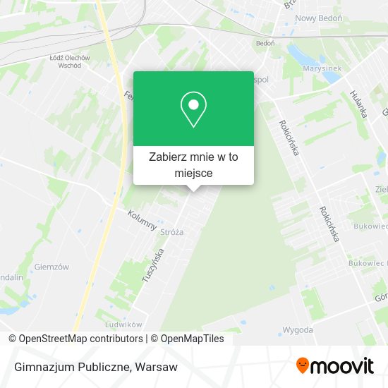 Mapa Gimnazjum Publiczne