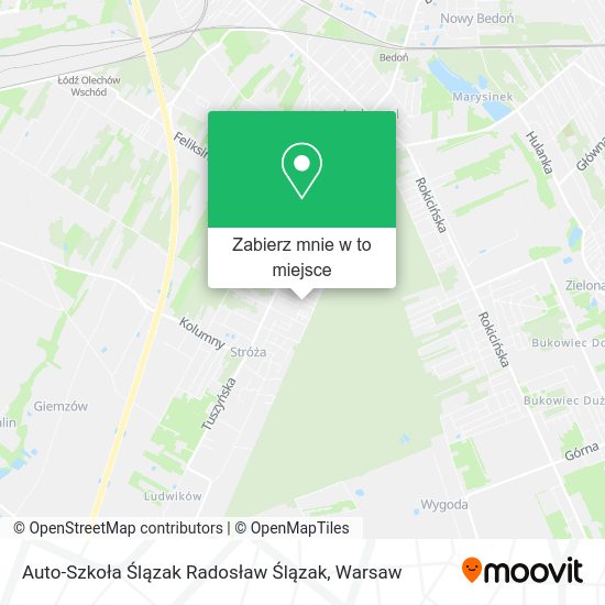 Mapa Auto-Szkoła Ślązak Radosław Ślązak