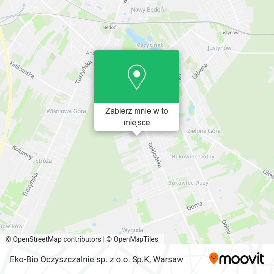 Mapa Eko-Bio Oczyszczalnie sp. z o.o. Sp.K