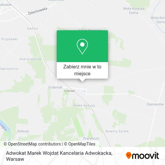 Mapa Adwokat Marek Wojdat Kancelaria Adwokacka