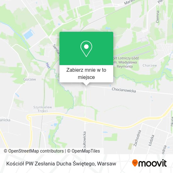 Mapa Kościół PW Zesłania Ducha Świętego