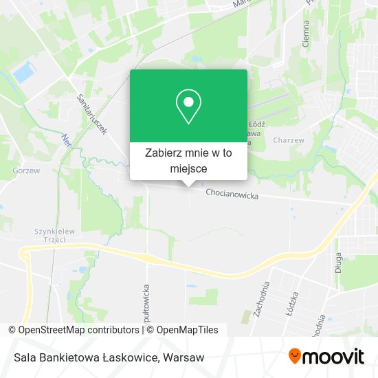 Mapa Sala Bankietowa Łaskowice