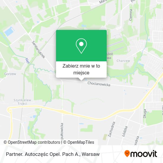 Mapa Partner. Autoczęśc Opel. Pach A.