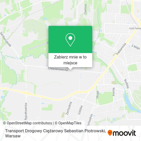 Mapa Transport Drogowy Ciężarowy Sebastian Piotrowski