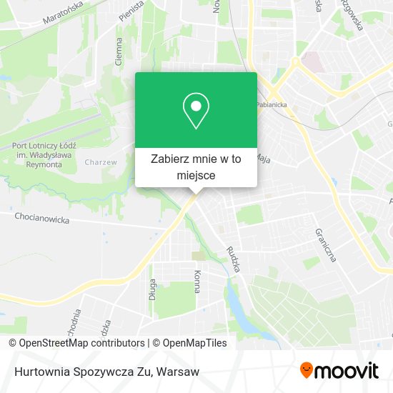 Mapa Hurtownia Spozywcza Zu