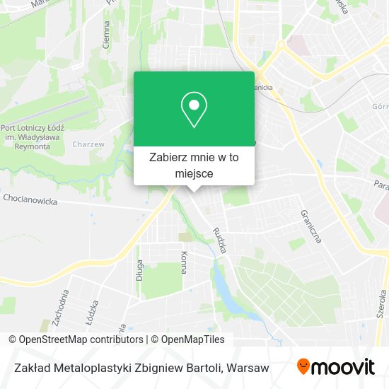 Mapa Zakład Metaloplastyki Zbigniew Bartoli