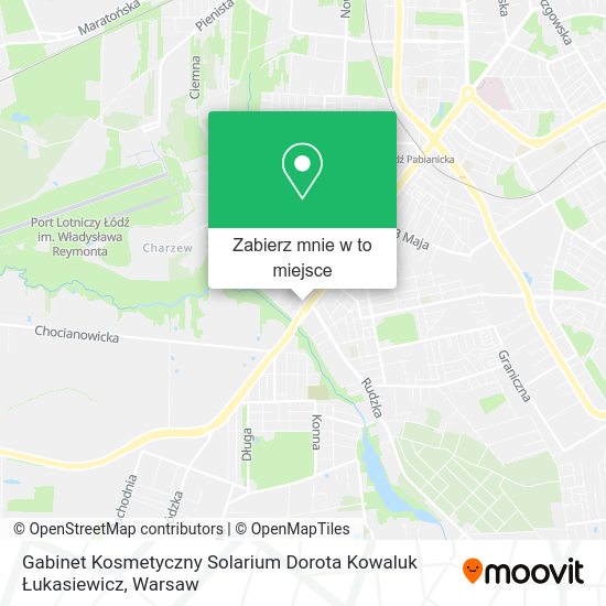 Mapa Gabinet Kosmetyczny Solarium Dorota Kowaluk Łukasiewicz