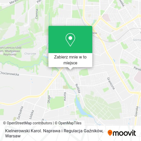 Mapa Kielnerowski Karol. Naprawa i Regulacja Gaźników