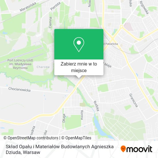 Mapa Skład Opału i Materiałów Budowlanych Agnieszka Dziuda