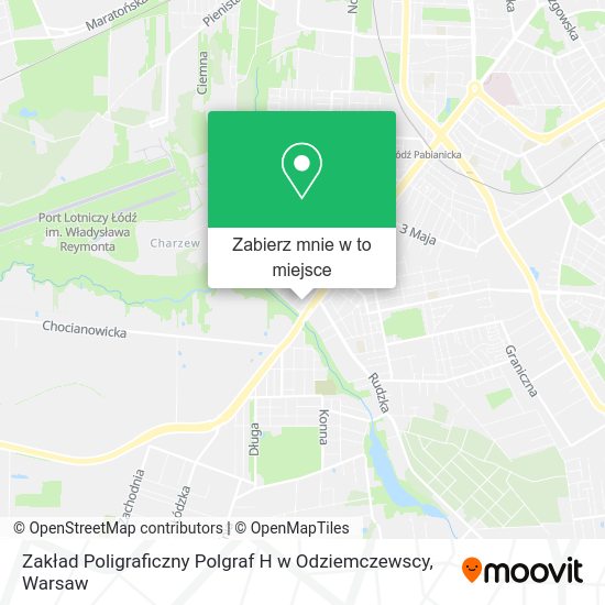 Mapa Zakład Poligraficzny Polgraf H w Odziemczewscy