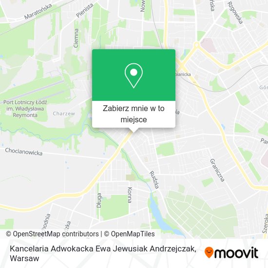 Mapa Kancelaria Adwokacka Ewa Jewusiak Andrzejczak