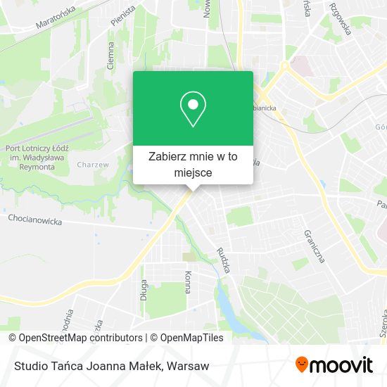 Mapa Studio Tańca Joanna Małek