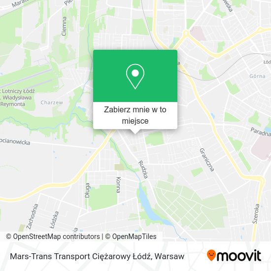 Mapa Mars-Trans Transport Ciężarowy Łódź