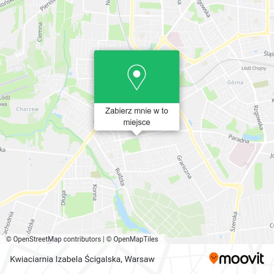 Mapa Kwiaciarnia Izabela Ścigalska