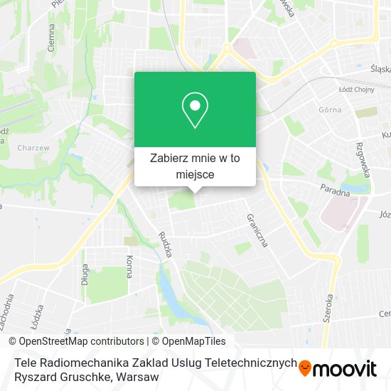 Mapa Tele Radiomechanika Zaklad Uslug Teletechnicznych Ryszard Gruschke