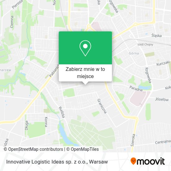 Mapa Innovative Logistic Ideas sp. z o.o.