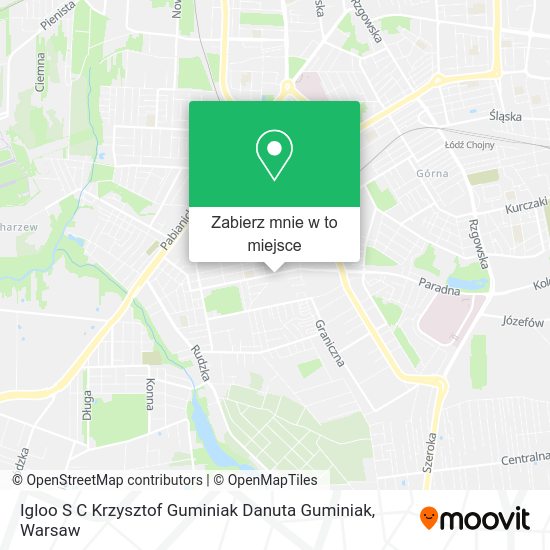 Mapa Igloo S C Krzysztof Guminiak Danuta Guminiak