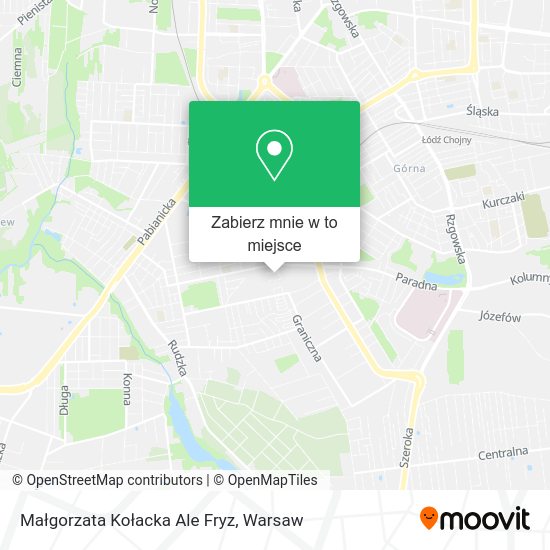 Mapa Małgorzata Kołacka Ale Fryz