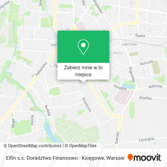 Mapa Elfin s.c. Doradztwo Finansowo - Księgowe