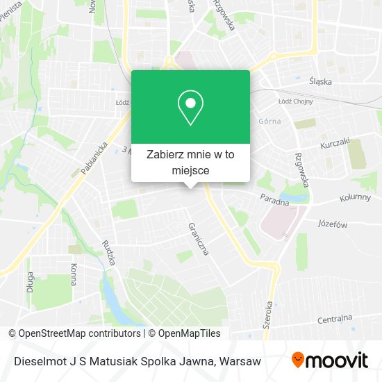 Mapa Dieselmot J S Matusiak Spolka Jawna