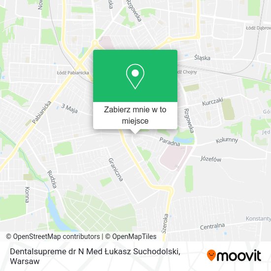 Mapa Dentalsupreme dr N Med Łukasz Suchodolski