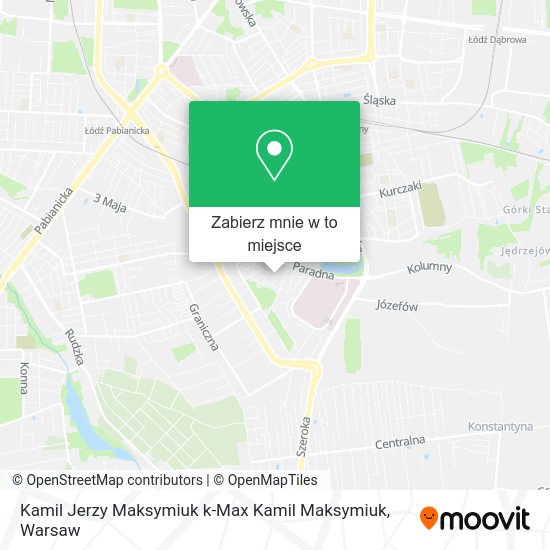 Mapa Kamil Jerzy Maksymiuk k-Max Kamil Maksymiuk