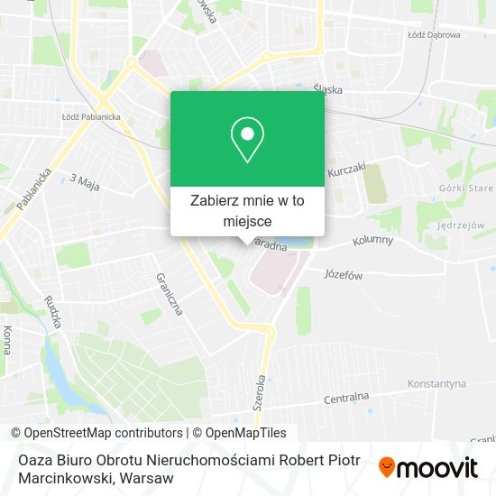 Mapa Oaza Biuro Obrotu Nieruchomościami Robert Piotr Marcinkowski