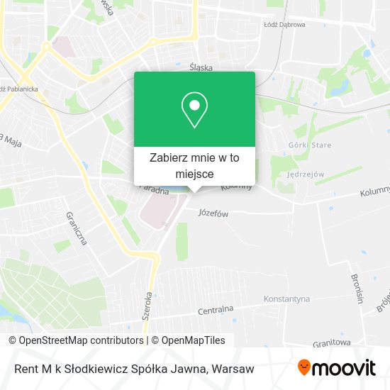 Mapa Rent M k Słodkiewicz Spółka Jawna