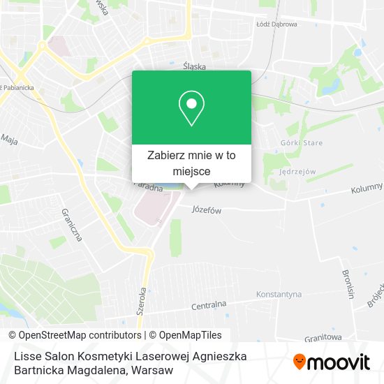 Mapa Lisse Salon Kosmetyki Laserowej Agnieszka Bartnicka Magdalena