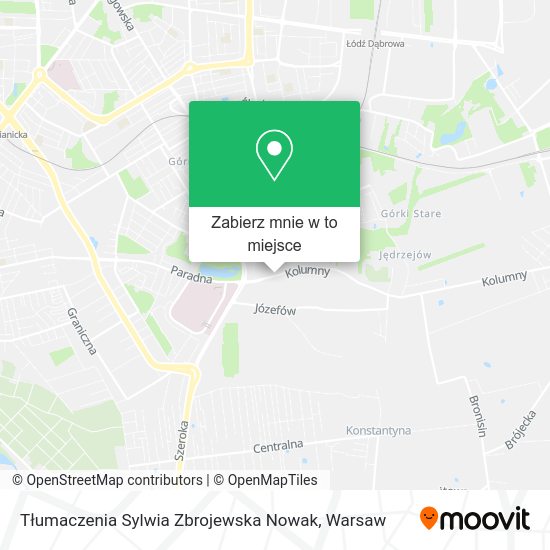 Mapa Tłumaczenia Sylwia Zbrojewska Nowak