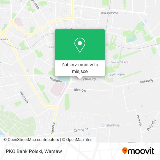 Mapa PKO Bank Polski