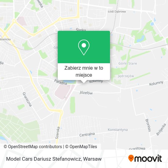 Mapa Model Cars Dariusz Stefanowicz