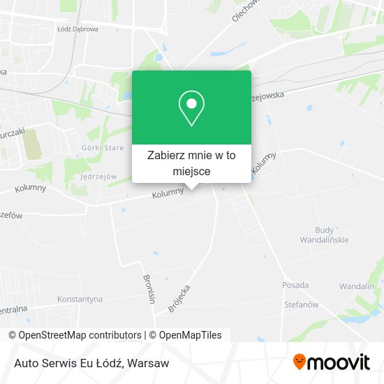 Mapa Auto Serwis Eu Łódź